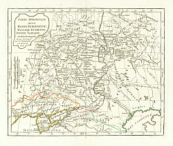 Постер Карта: юг Восточной России, Украина, Беларусь, 1806 г.