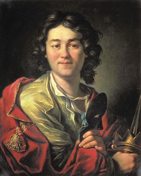 Портрет актера Федора Григорьевича Волкова. 1763
