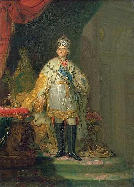 Portrait of Emperor Paul I, 1800
