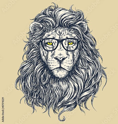 Лев в очках