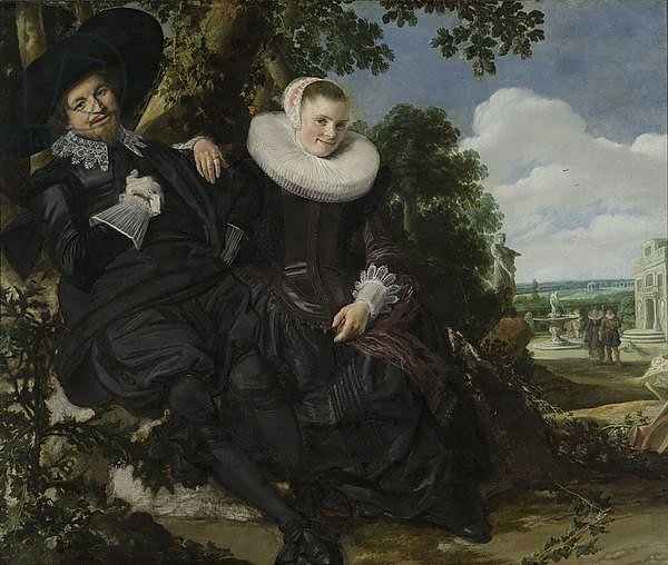 Portrait of a Couple, Probably Isaac Abrahamsz Massa and Beatrix van der Laen, c.1622