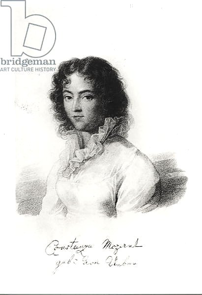 Portrait of Constanze Mozart 1828