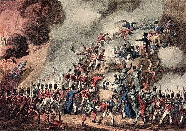 Storming of St. Sebastian, 31st August, 1813, engraved by Thomas Sutherland