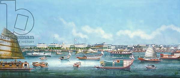 View of the Waterfront at Canton, c.1855