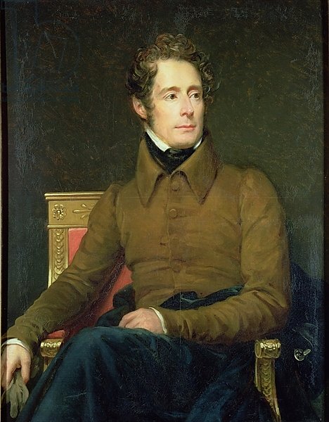 Portrait of Alphonse de Lamartine, 1831