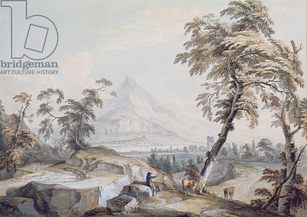 Italianate Landscape with Travellers, no.1