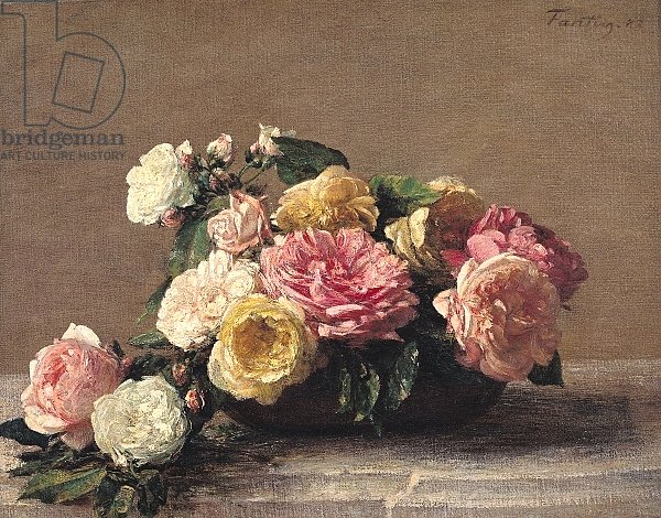 Roses in a Dish, 1882