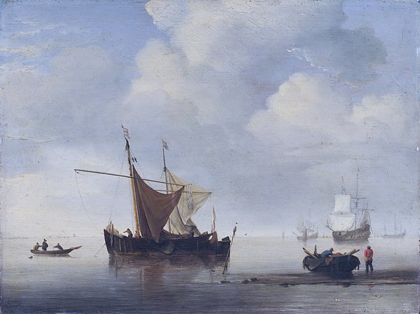 Штиль - Два голландских корабля
