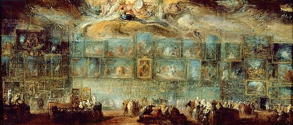 View of the Salon at the Louvre, 1779