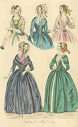 Постер Fashions for April 1844 №1 1
