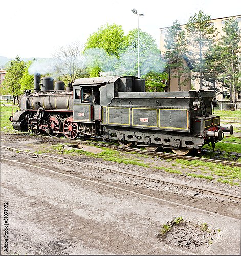 Паровой локомотив, Ресавица, Сербия