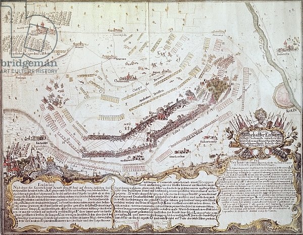 Battle of Kolin in Bohemia, 18th August 1757