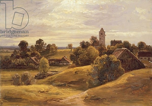Village near Dachau, 1859