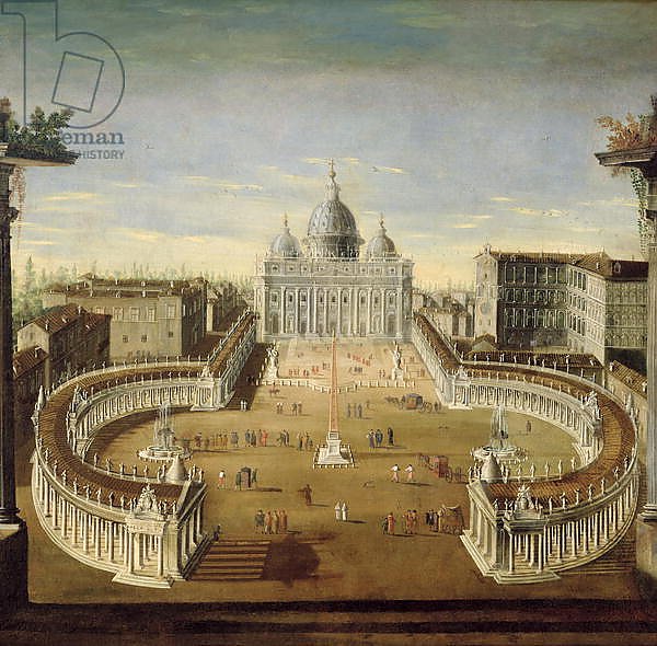 View of St. Peter's, Rome, 1665