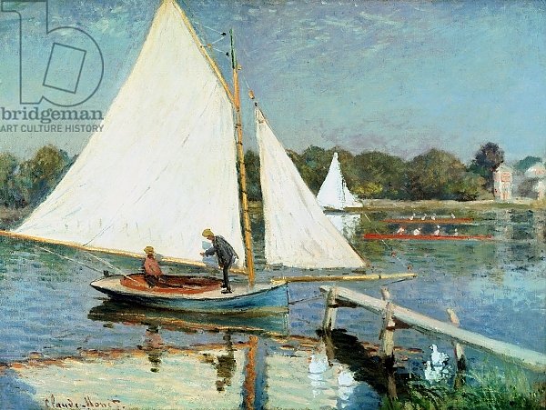 Sailing at Argenteuil, c.1874