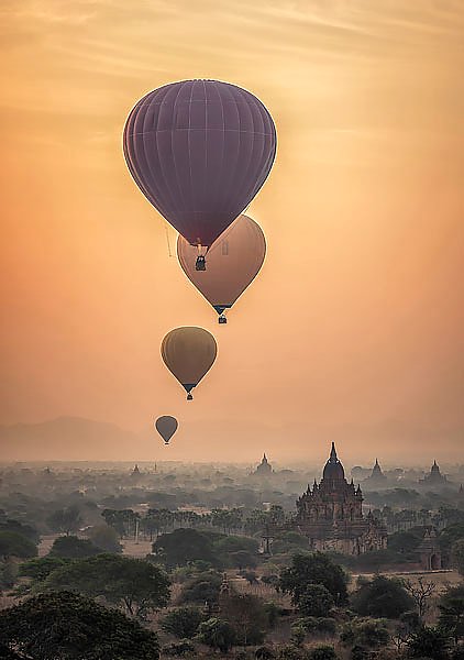 Воздушные шары над Камбоджей