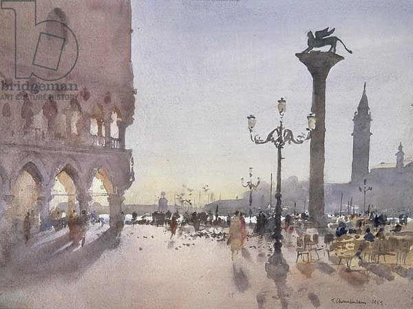 Early Morning, Piazzetta, Venice, 1989