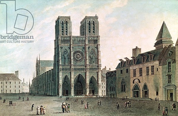 The Square in Front of Notre-Dame at the Time of the Consulat, 1799-1804