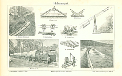 Постер Holztransport