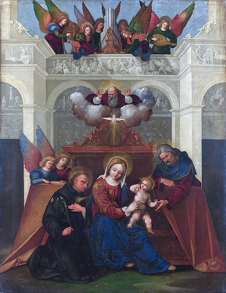 Священная семья со Святым Николой из Толентино