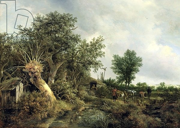 Landscape with a Hut, 1646