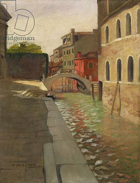Rio della Salute, Venice, c.1902