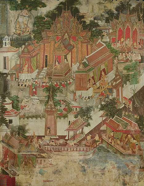 Vessantara Jataka, Wat Suwannaram, Thonburi, 1831