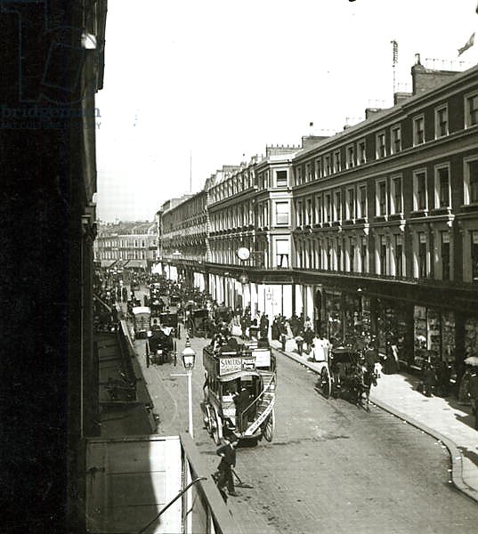 A View of Westbourne Grove, London, showing Whiteley's department store, c.1890