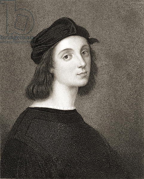 Raphael of Urbino from 'Gallery of Portraits', published in 1833