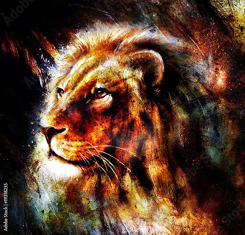 Портрет льва