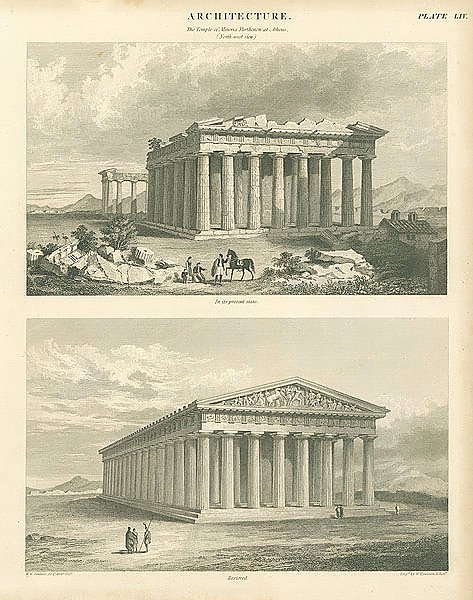 Архитектура. Храм Парфенон в Афинах