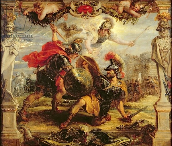 Achilles Defeating Hector, 1630-32