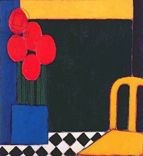Tulips and Yellow Chair, 2002