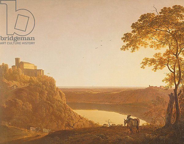 Lake Nemi at Sunset, c.1790
