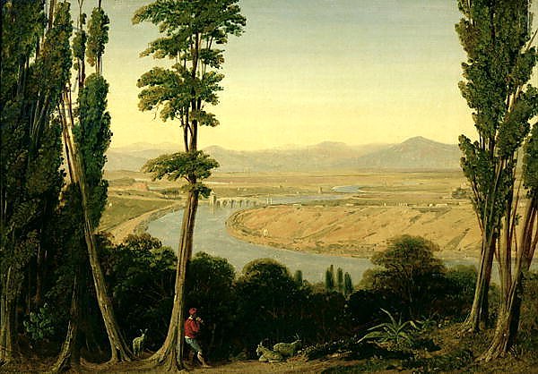 A View of the Tiber and the Roman Campagna from Monte Mario, 1829