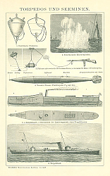 Постер Torpedos und Seeminen