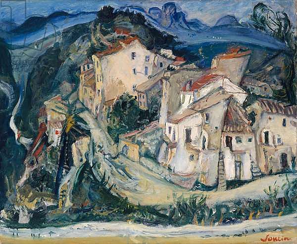 View of Cagnes, c.1924-25