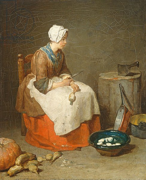 The Kitchen Maid, 1738