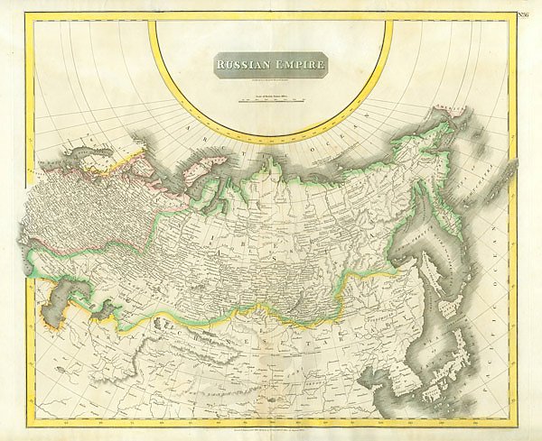 Карта Российской Империи, 1814 г. 2