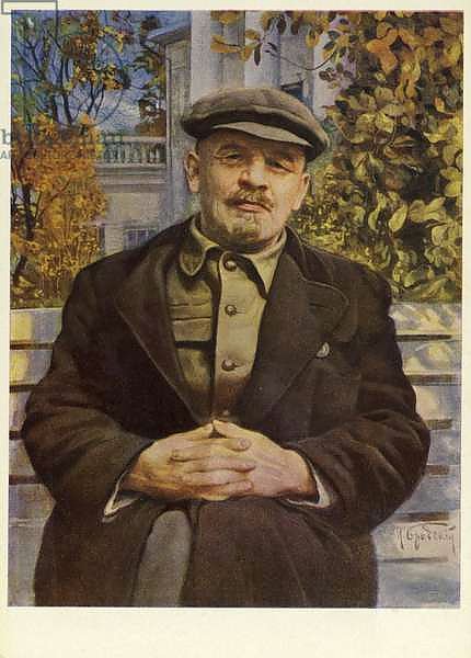 Soviet leader Vladmir Lenin in Gorki, early 1920s
