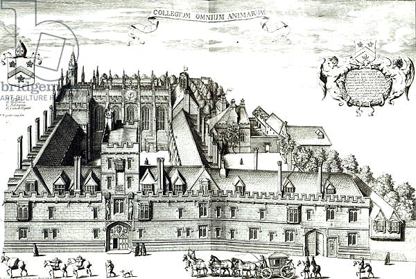 All Souls College, Oxford University, 1675