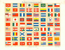 Постер Flaggen I (Internationale Flaggen)