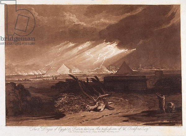 The Fifth Plaque of Egypt, engraved by Charles Turner 1808
