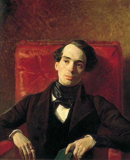 Портрет писателя Александра Николаевича Струговщикова. 1840