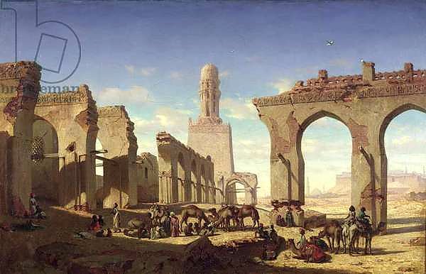 Ruins of the Mosque of the Caliph El Haken, Cairo, c.1840