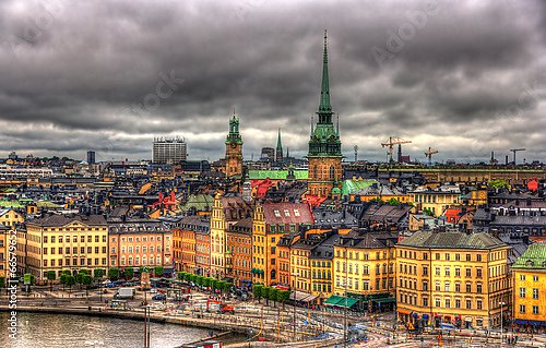 Швеция, Стокгольм. Вид на город