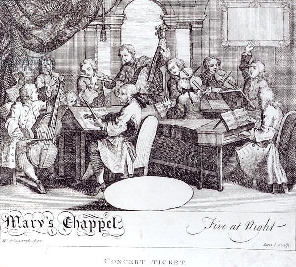 Concert Ticket for Mary's Chapel