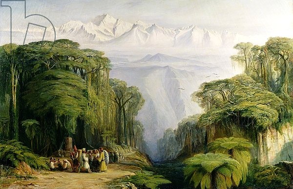 Kinchinjunga from Darjeeling, 1879