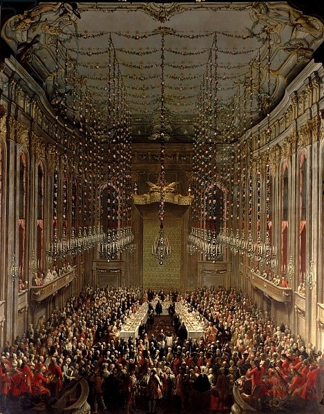 Banquet in the Redoutensaal, Vienna, 1760