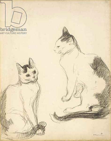 The Two Cats; Les Deux Chats